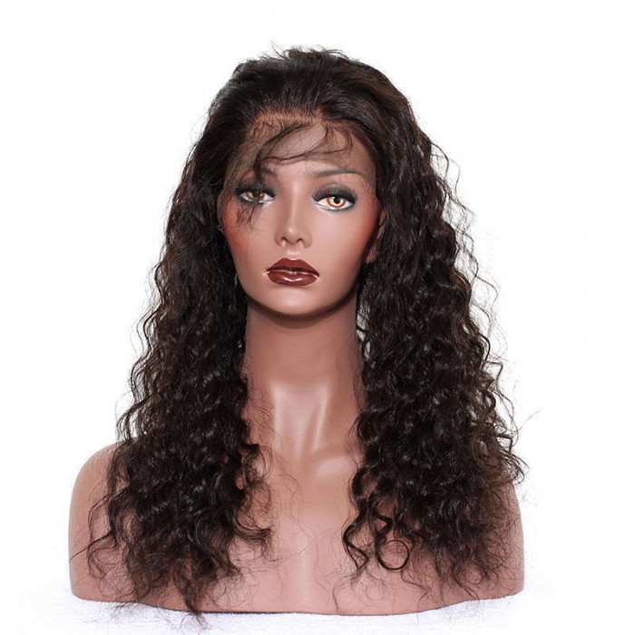 360 Lace Frontal Band With Cap Loose Wave Brazilian Virgin Hair